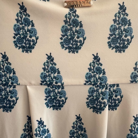 Cabana Life Blue and White Midi (Swim/Active) Dress - Picture 6 of 6